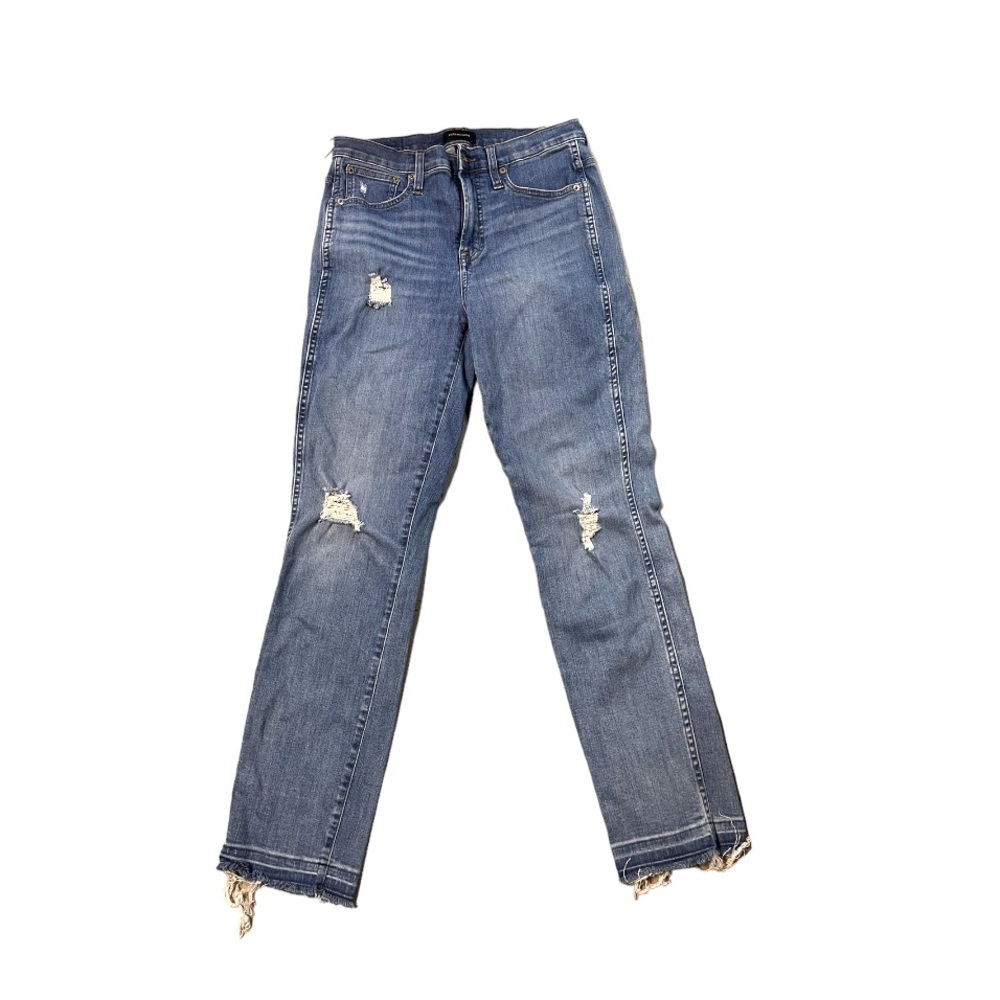 Jcrew vintage straight distressed jeans 28T